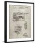 PP957-Sandstone Milwaukee Portable Jig Saw Patent Poster-Cole Borders-Framed Giclee Print