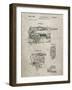 PP957-Sandstone Milwaukee Portable Jig Saw Patent Poster-Cole Borders-Framed Giclee Print