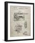 PP957-Sandstone Milwaukee Portable Jig Saw Patent Poster-Cole Borders-Framed Giclee Print