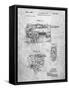 PP957-Slate Milwaukee Portable Jig Saw Patent Poster-Cole Borders-Framed Stretched Canvas