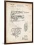 PP957-Vintage Parchment Milwaukee Portable Jig Saw Patent Poster-Cole Borders-Framed Premium Giclee Print