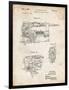 PP957-Vintage Parchment Milwaukee Portable Jig Saw Patent Poster-Cole Borders-Framed Premium Giclee Print