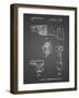 PP958-Black Grid Milwaukee Reciprocating Saw Patent Poster-Cole Borders-Framed Giclee Print