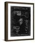 PP958-Black Grunge Milwaukee Reciprocating Saw Patent Poster-Cole Borders-Framed Giclee Print