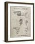 PP958-Sandstone Milwaukee Reciprocating Saw Patent Poster-Cole Borders-Framed Giclee Print