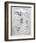 PP958-Slate Milwaukee Reciprocating Saw Patent Poster-Cole Borders-Framed Premium Giclee Print