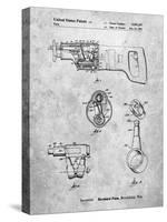 PP958-Slate Milwaukee Reciprocating Saw Patent Poster-Cole Borders-Stretched Canvas