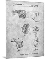 PP958-Slate Milwaukee Reciprocating Saw Patent Poster-Cole Borders-Mounted Premium Giclee Print