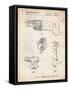 PP958-Vintage Parchment Milwaukee Reciprocating Saw Patent Poster-Cole Borders-Framed Stretched Canvas