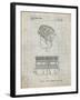 PP961-Antique Grid Parchment Mole-Richardson Film Light Patent Poster-Cole Borders-Framed Giclee Print