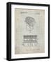 PP961-Antique Grid Parchment Mole-Richardson Film Light Patent Poster-Cole Borders-Framed Giclee Print