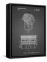 PP961-Black Grid Mole-Richardson Film Light Patent Poster-Cole Borders-Framed Stretched Canvas