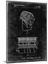 PP961-Black Grunge Mole-Richardson Film Light Patent Poster-Cole Borders-Mounted Premium Giclee Print