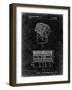 PP961-Black Grunge Mole-Richardson Film Light Patent Poster-Cole Borders-Framed Giclee Print