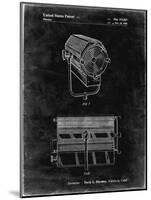 PP961-Black Grunge Mole-Richardson Film Light Patent Poster-Cole Borders-Mounted Giclee Print