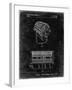 PP961-Black Grunge Mole-Richardson Film Light Patent Poster-Cole Borders-Framed Giclee Print