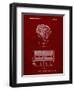 PP961-Burgundy Mole-Richardson Film Light Patent Poster-Cole Borders-Framed Giclee Print