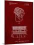 PP961-Burgundy Mole-Richardson Film Light Patent Poster-Cole Borders-Mounted Giclee Print