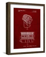 PP961-Burgundy Mole-Richardson Film Light Patent Poster-Cole Borders-Framed Giclee Print