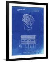 PP961-Faded Blueprint Mole-Richardson Film Light Patent Poster-Cole Borders-Framed Giclee Print