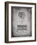 PP961-Faded Grey Mole-Richardson Film Light Patent Poster-Cole Borders-Framed Giclee Print