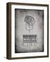 PP961-Faded Grey Mole-Richardson Film Light Patent Poster-Cole Borders-Framed Giclee Print
