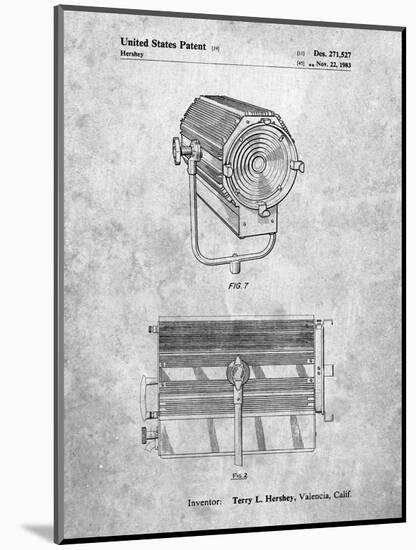 PP961-Slate Mole-Richardson Film Light Patent Poster-Cole Borders-Mounted Giclee Print