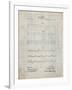 PP962-Antique Grid Parchment Morse Code Patent Poster-Cole Borders-Framed Giclee Print