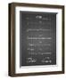 PP962-Black Grid Morse Code Patent Poster-Cole Borders-Framed Premium Giclee Print