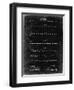 PP962-Black Grunge Morse Code Patent Poster-Cole Borders-Framed Premium Giclee Print