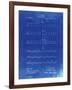 PP962-Faded Blueprint Morse Code Patent Poster-Cole Borders-Framed Giclee Print