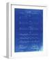 PP962-Faded Blueprint Morse Code Patent Poster-Cole Borders-Framed Giclee Print