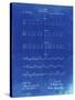 PP962-Faded Blueprint Morse Code Patent Poster-Cole Borders-Stretched Canvas