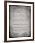 PP962-Faded Grey Morse Code Patent Poster-Cole Borders-Framed Giclee Print