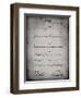 PP962-Faded Grey Morse Code Patent Poster-Cole Borders-Framed Giclee Print