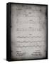 PP962-Faded Grey Morse Code Patent Poster-Cole Borders-Framed Stretched Canvas