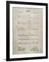 PP962-Sandstone Morse Code Patent Poster-Cole Borders-Framed Giclee Print