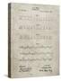 PP962-Sandstone Morse Code Patent Poster-Cole Borders-Stretched Canvas