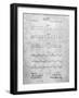 PP962-Slate Morse Code Patent Poster-Cole Borders-Framed Giclee Print