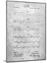 PP962-Slate Morse Code Patent Poster-Cole Borders-Mounted Giclee Print