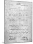 PP962-Slate Morse Code Patent Poster-Cole Borders-Mounted Giclee Print