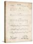 PP962-Vintage Parchment Morse Code Patent Poster-Cole Borders-Stretched Canvas