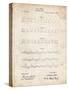 PP962-Vintage Parchment Morse Code Patent Poster-Cole Borders-Stretched Canvas