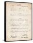 PP962-Vintage Parchment Morse Code Patent Poster-Cole Borders-Framed Stretched Canvas