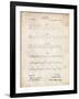 PP962-Vintage Parchment Morse Code Patent Poster-Cole Borders-Framed Giclee Print