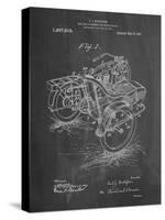 PP963-Chalkboard Motorcycle Sidecar 1918 Patent Poster-Cole Borders-Stretched Canvas