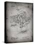 PP963-Faded Grey Motorcycle Sidecar 1918 Patent Poster-Cole Borders-Stretched Canvas