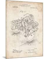 PP963-Vintage Parchment Motorcycle Sidecar 1918 Patent Poster-Cole Borders-Mounted Art Print