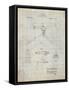 PP964-Antique Grid Parchment Mount for Machine Gun Patent Poster-Cole Borders-Framed Stretched Canvas