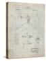 PP964-Antique Grid Parchment Mount for Machine Gun Patent Poster-Cole Borders-Stretched Canvas